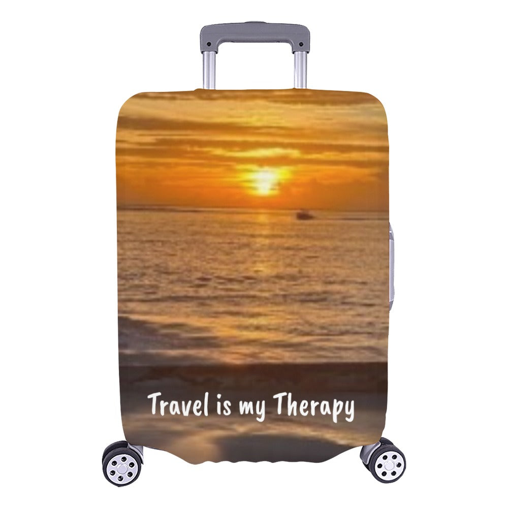 Travel is my Therapy Large Luggage Cover 26"-28"