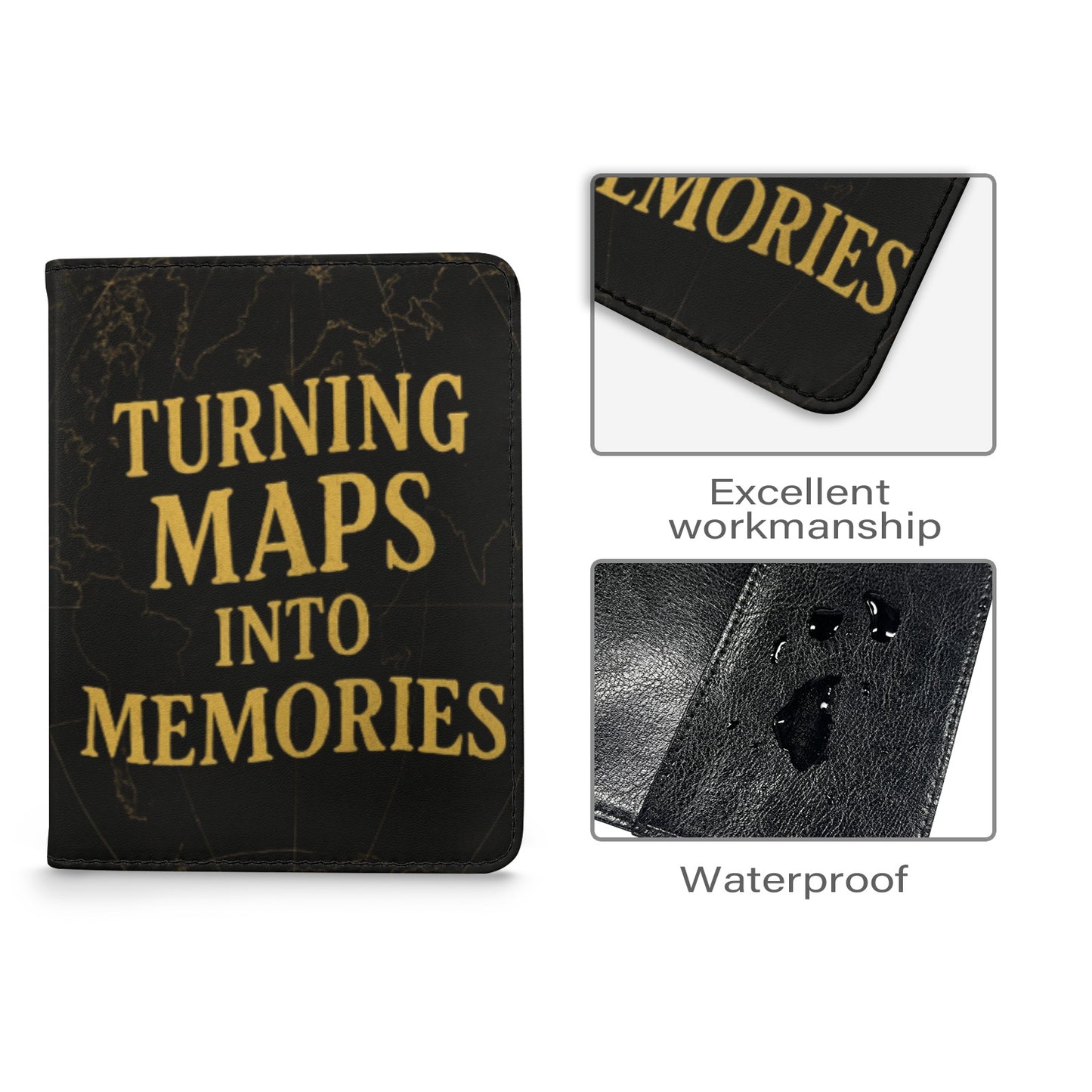 Black Passport Holder