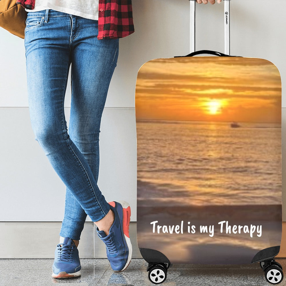 Travel is my Therapy Large Luggage Cover 26"-28"