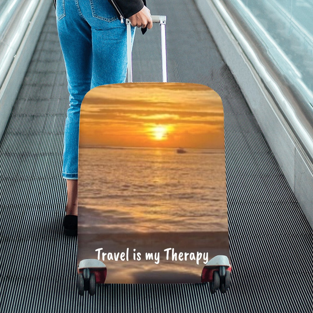 Travel is my Therapy Large Luggage Cover 26"-28"